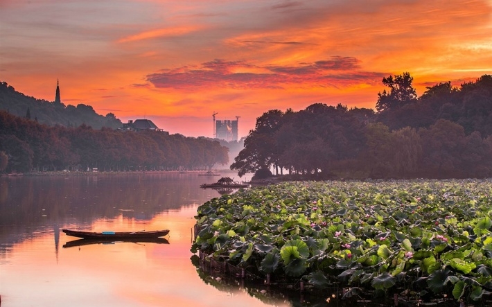 唯美的杭州西湖风景摄影壁纸图片
