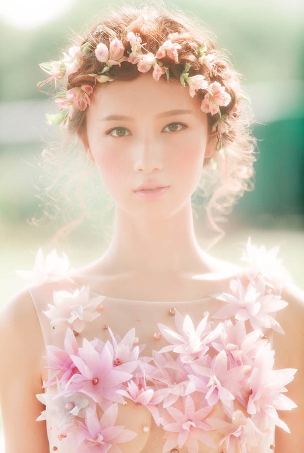 余陈秋子森林系可爱写真图片