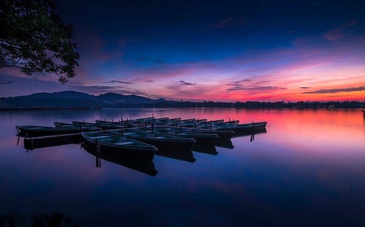 唯美的杭州西湖风景摄影壁纸图片