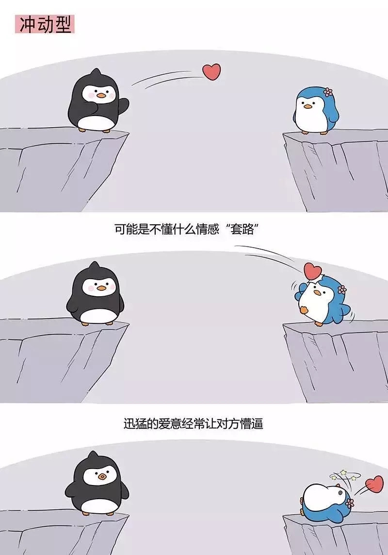 几种不同的恋爱类型卡通漫画解析图片