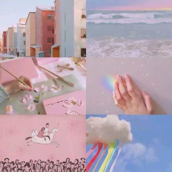 可爱的粉系少女心唯美图片