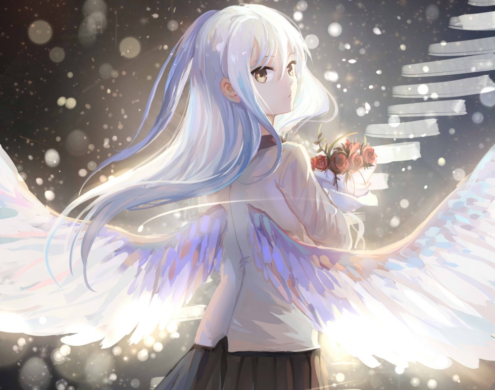 动漫Angel Beats立华奏电高清壁纸