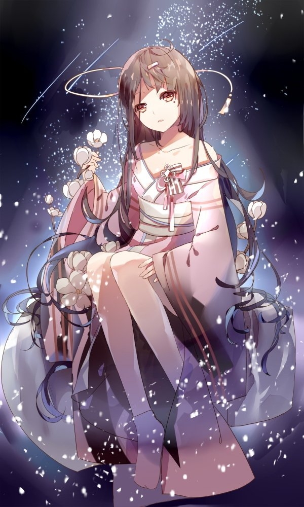 夏日清新沙滩卡通少女头像