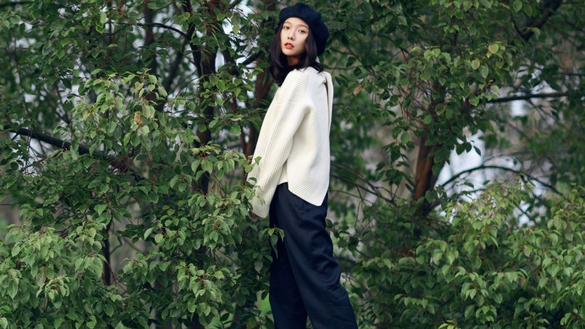 美女明星演员王珞丹电脑桌面壁纸