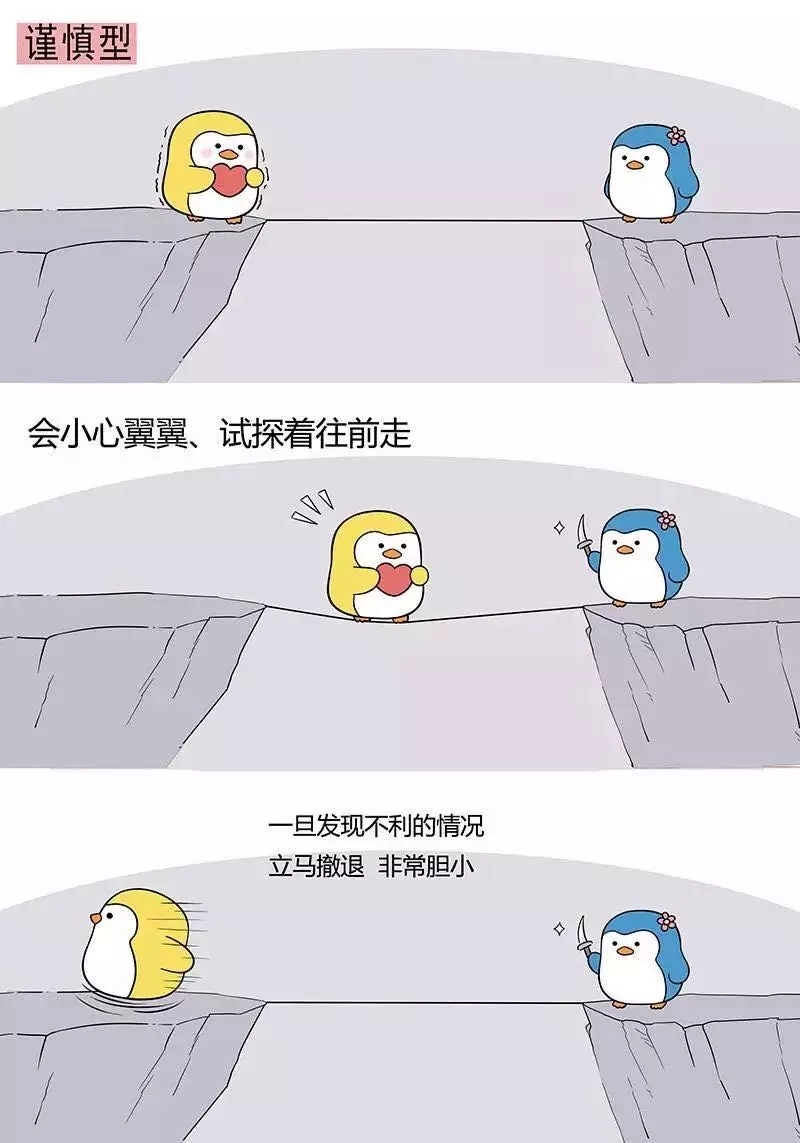 几种不同的恋爱类型卡通漫画解析图片