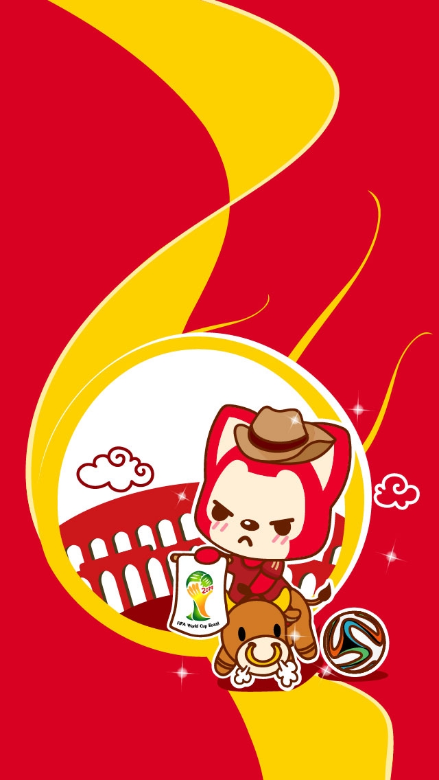 可爱卡通阿狸世界杯图片大全手机壁纸