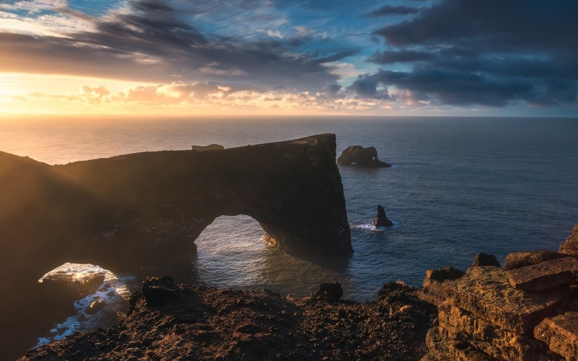 唯美冰岛自然风景桌面壁纸