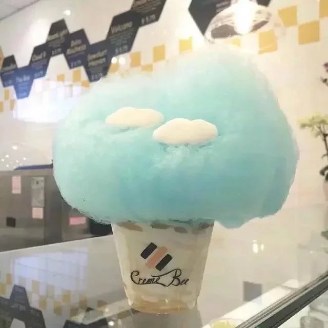 可爱好吃的棉花糖冰淇淋图片