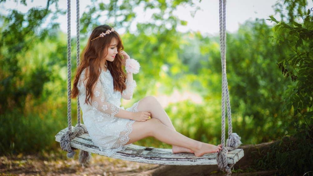 夏天清纯养眼美女壁纸图片
