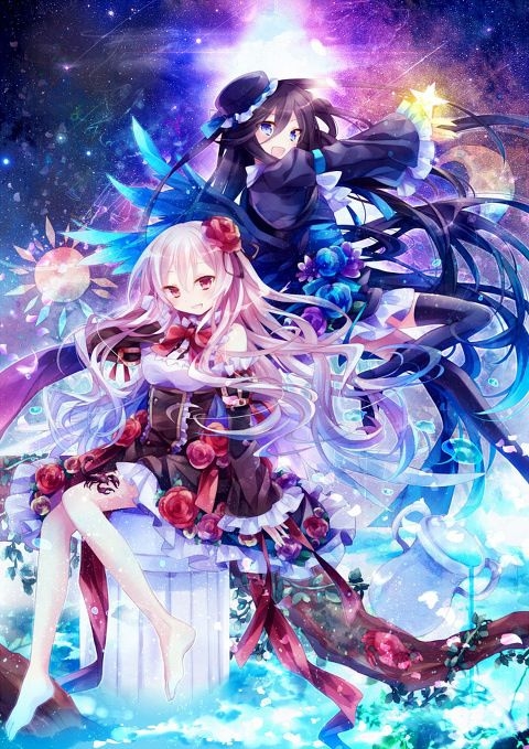 二次元卡通可爱少女图片