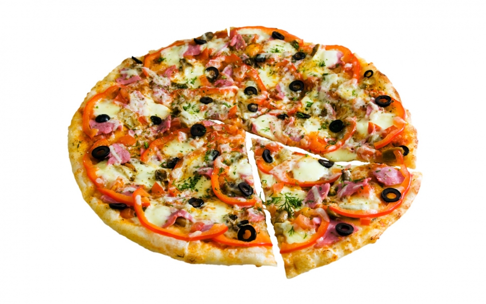 可口美味的小清新披萨美食壁纸图片