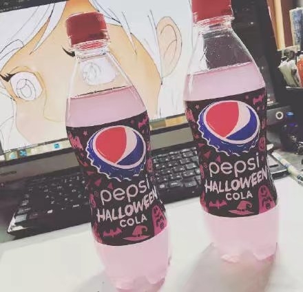 粉色可乐非主流意境图片