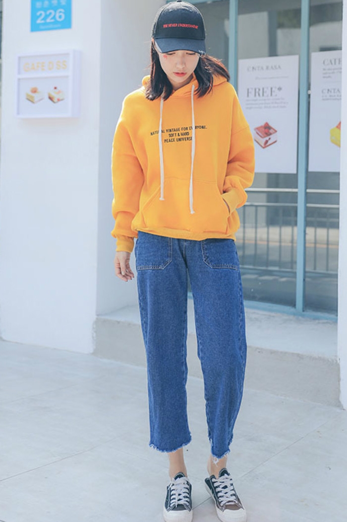 港味文艺少女可爱搭配图片