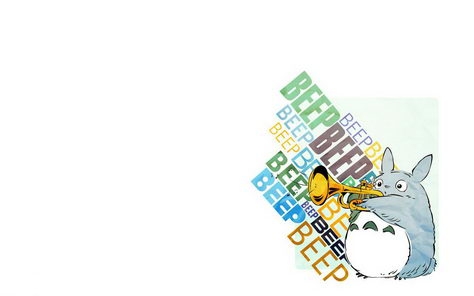 可爱龙猫精选电脑桌面壁纸