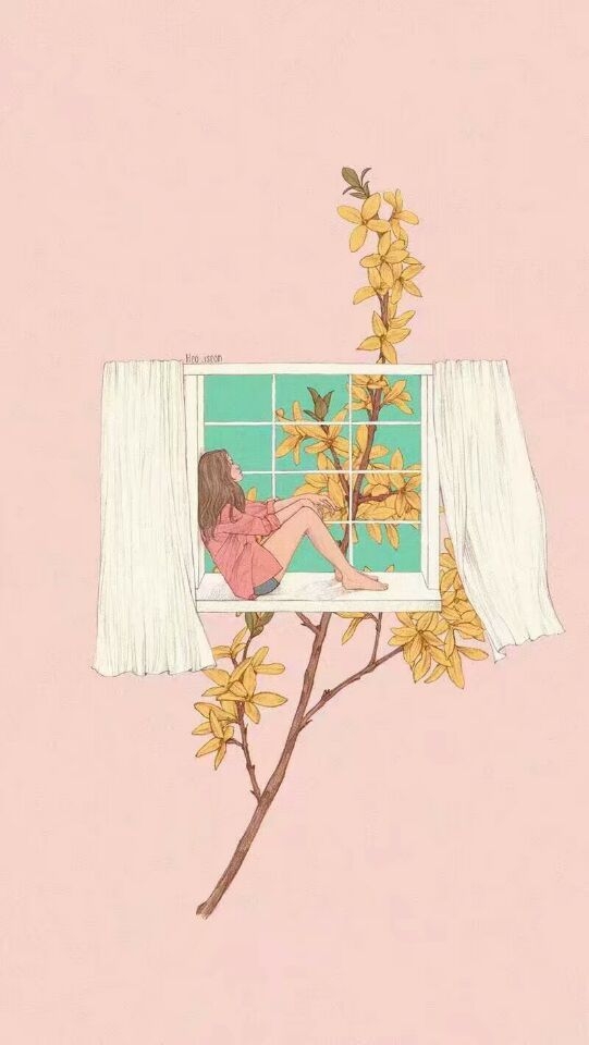 简约好看的女生卡通头像