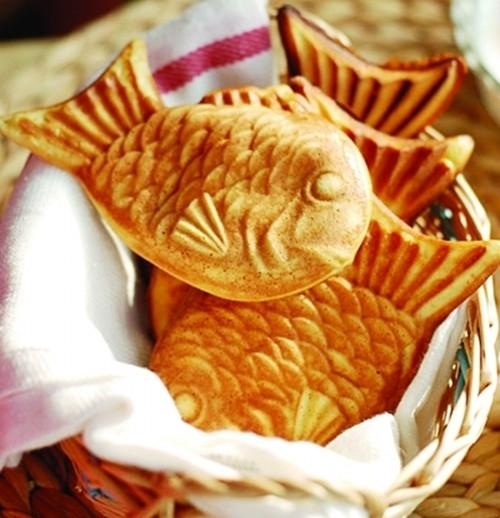 台湾经典小吃鲷鱼烧美食图片