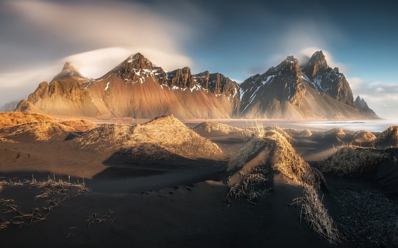 唯美冰岛自然风景桌面壁纸