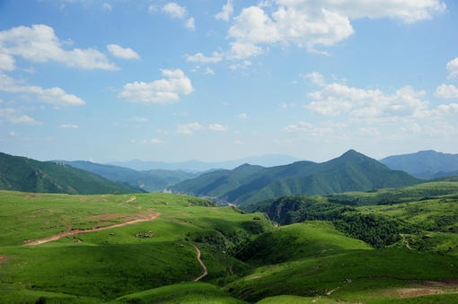 漂亮的大草原小清新唯美风景图片