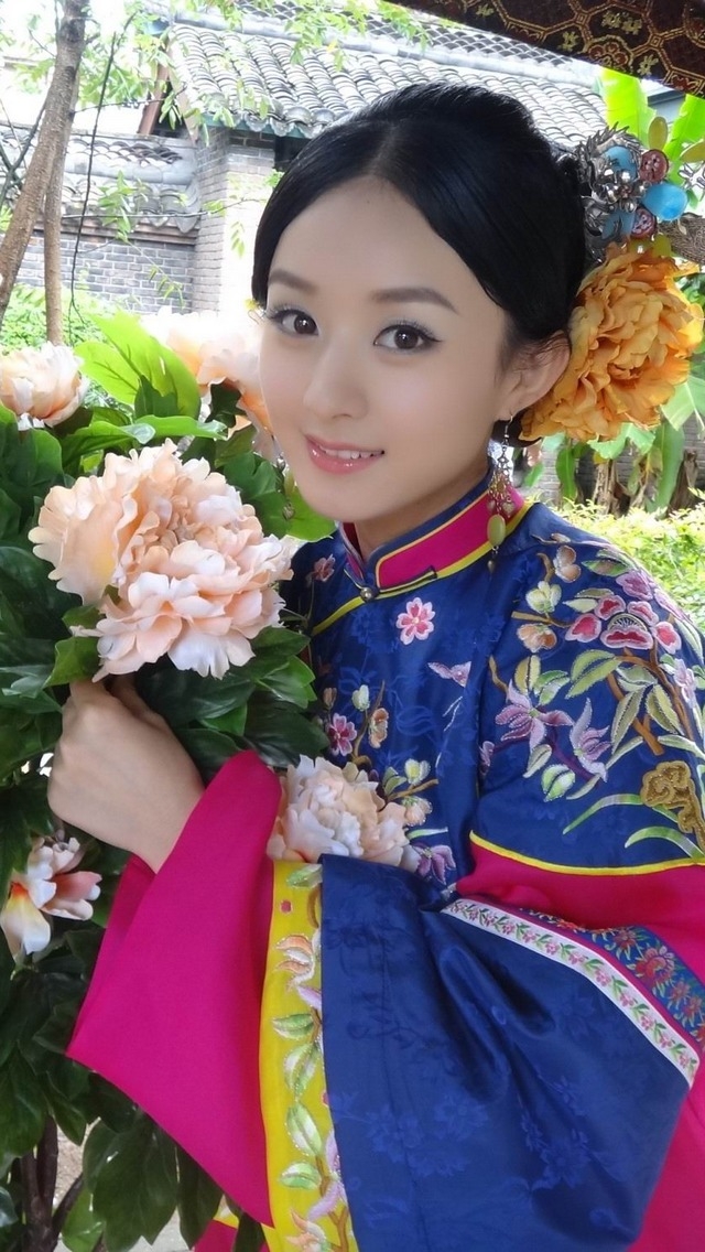 明星美女赵丽颖手机壁纸