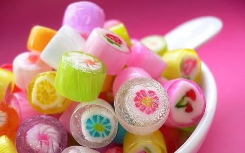 甜蜜的彩虹糖图片