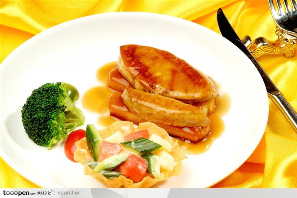 著名西餐--法国鹅肝美食图片