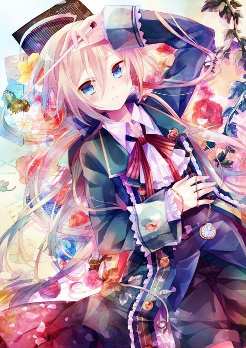 二次元卡通可爱少女图片