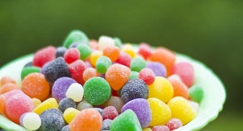 甜蜜的彩虹糖图片