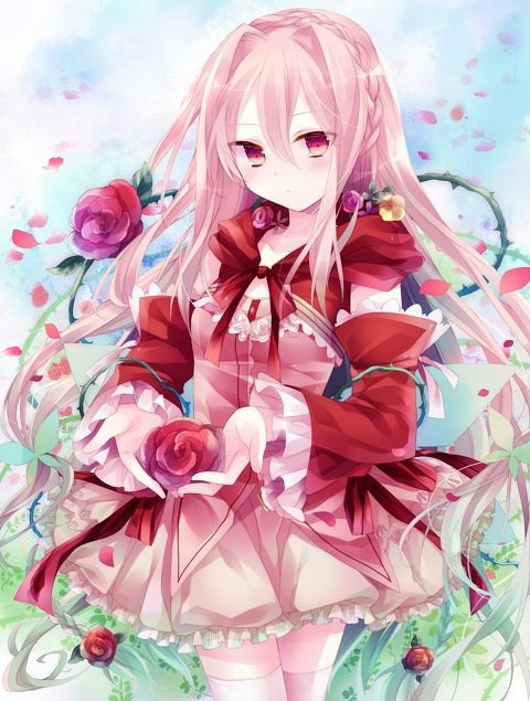 二次元卡通可爱少女图片