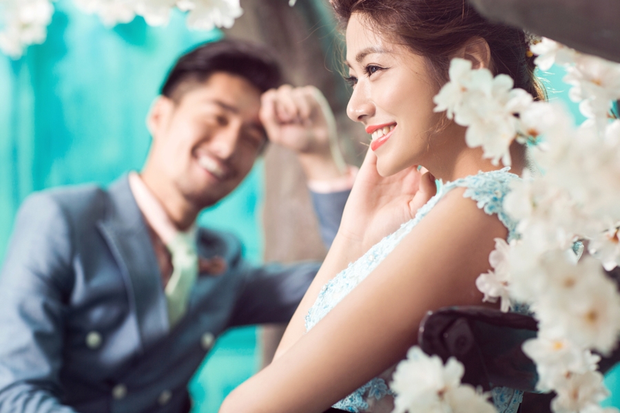 樱花梦唯美婚纱照