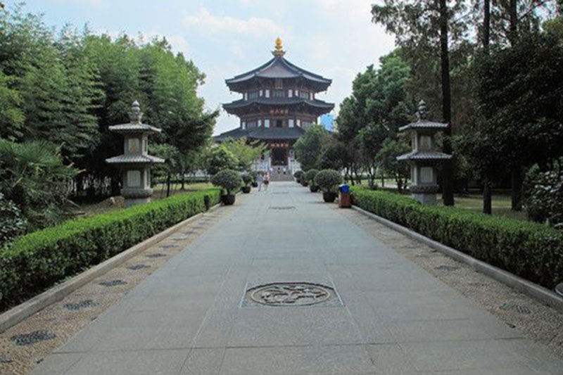 绝美的寒山寺风景图片