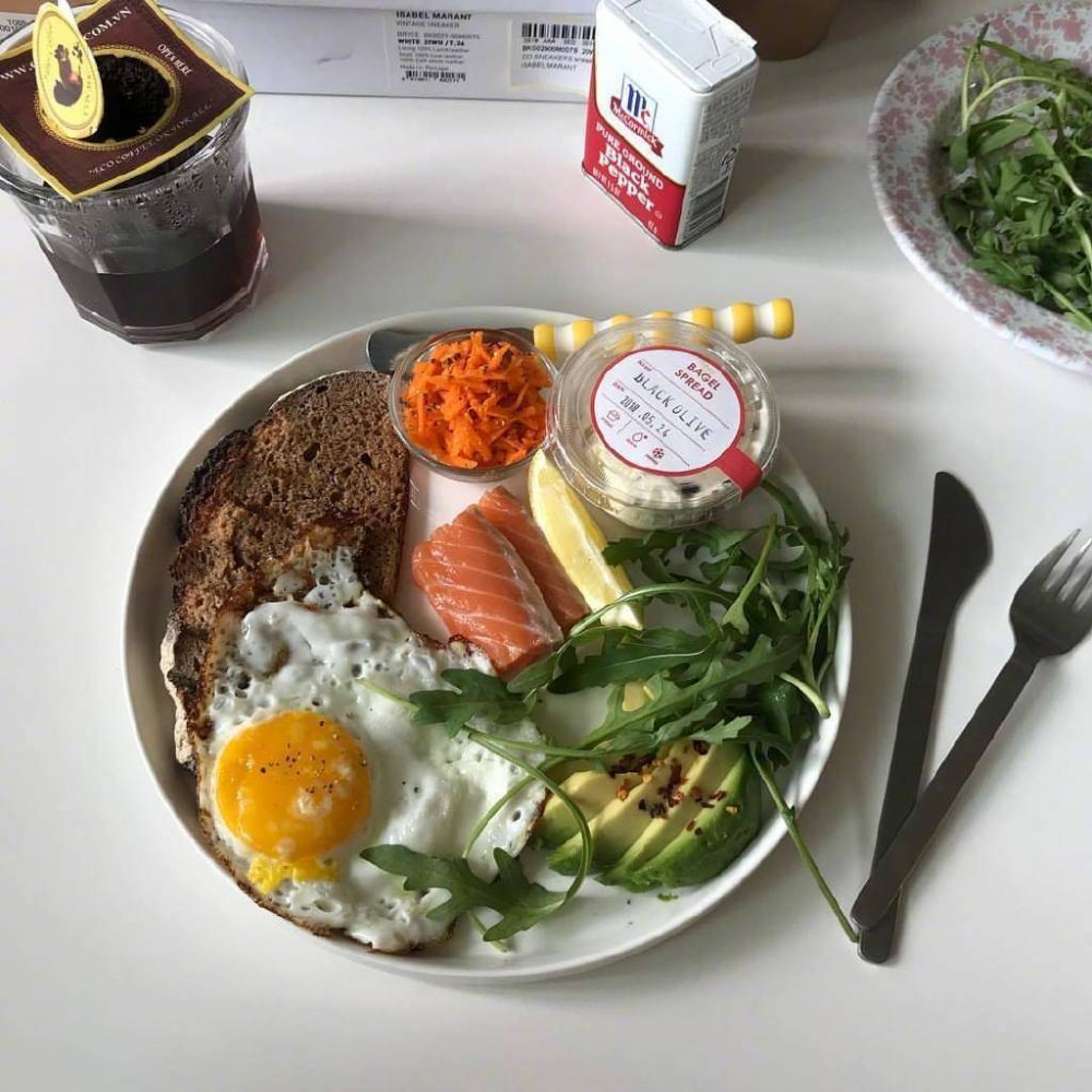 精致的营养减肥早餐美食图片