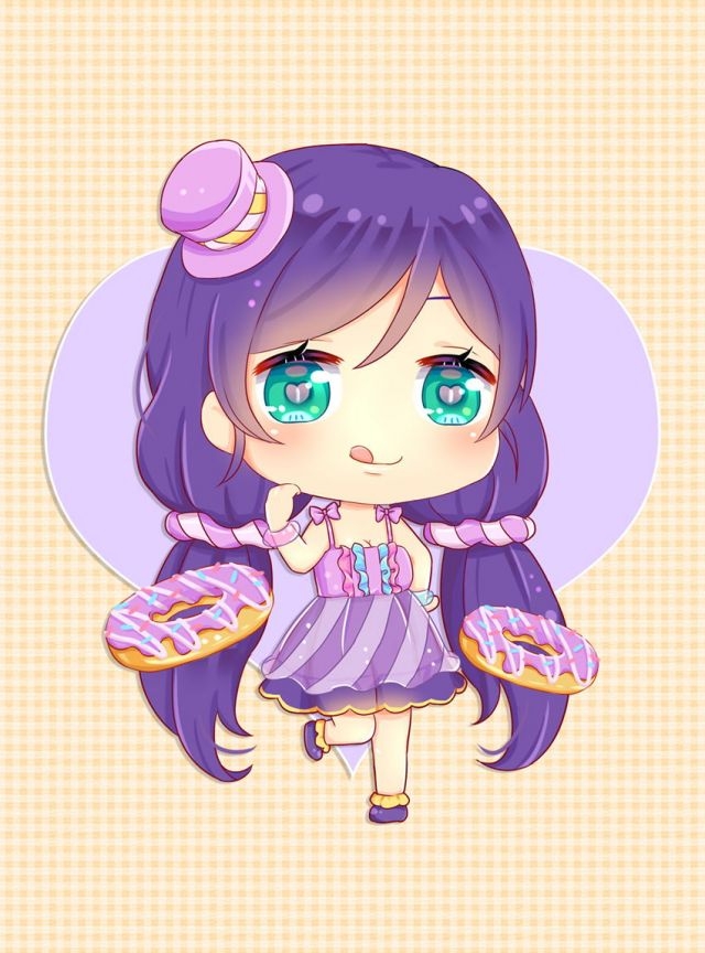 LoveLive甜点主题超萌卡通人物图片