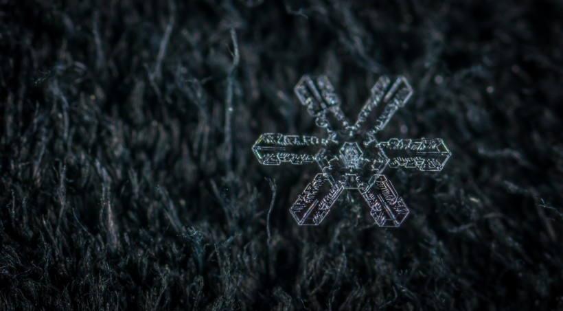 唯美好看的护眼雪花壁纸图片