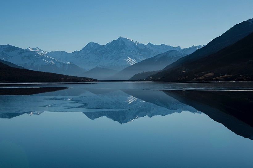 迷人的湖泊风景图片