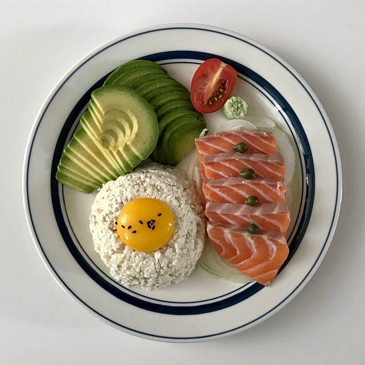 精致的营养减肥早餐美食图片