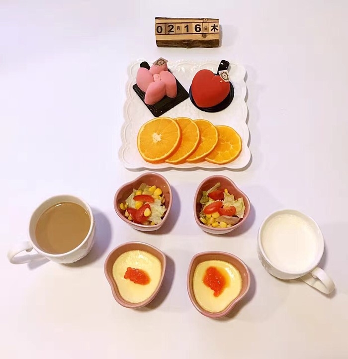 简单精致的早餐美食图片