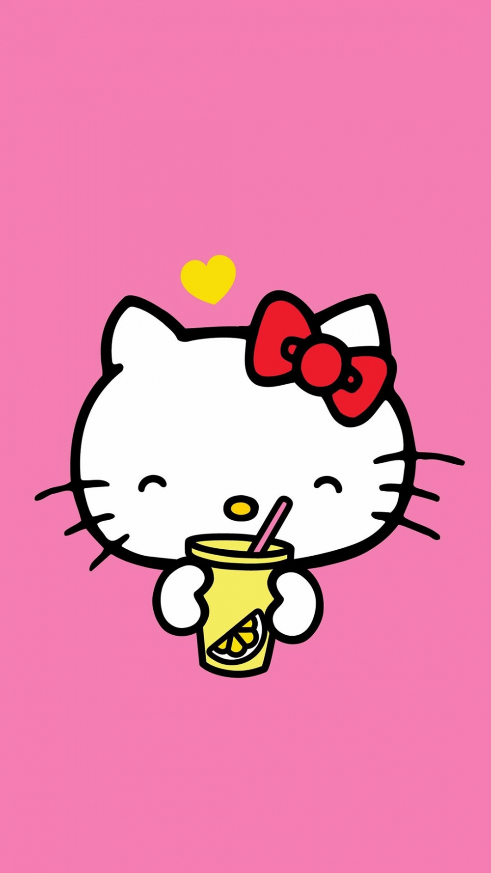 粉红少女心的Hello Kitty高清手机壁纸图片