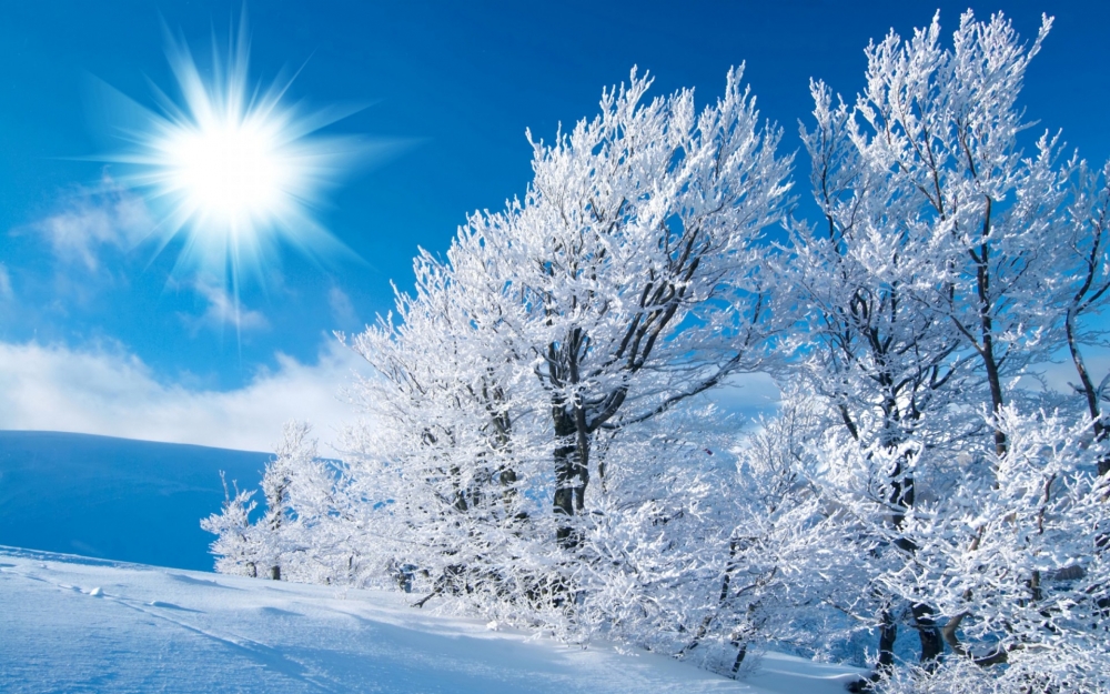 唯美雪景高清风景壁纸图片下载