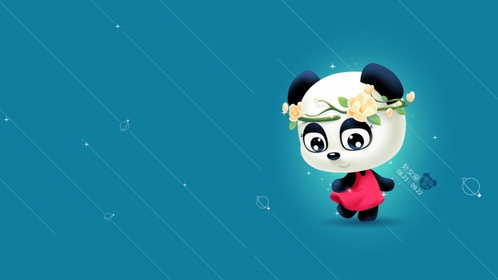 可爱的十二星座卡通电脑壁纸图片