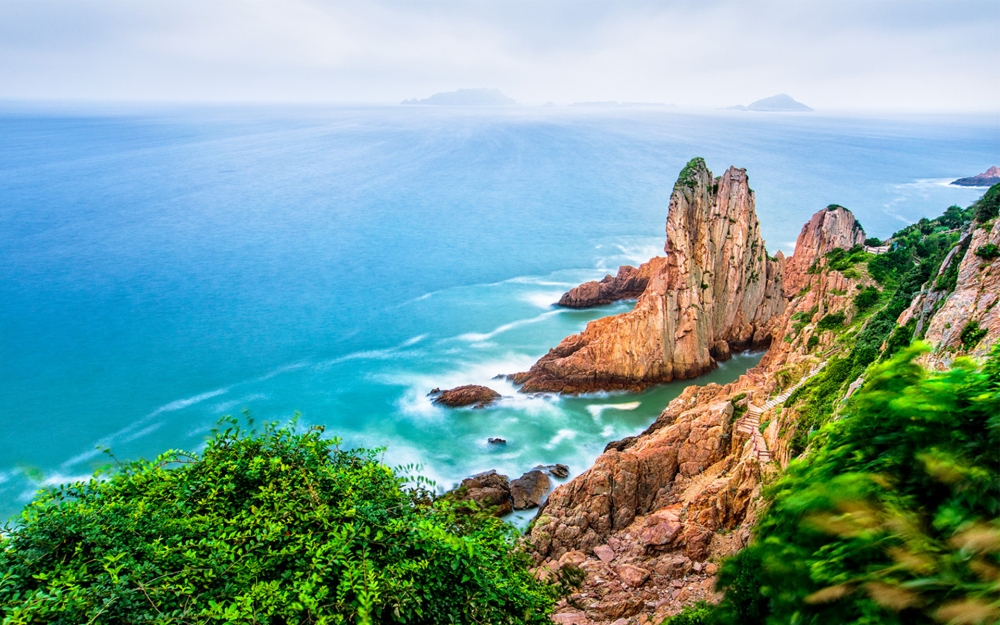 海上的大风浪激情风景图片