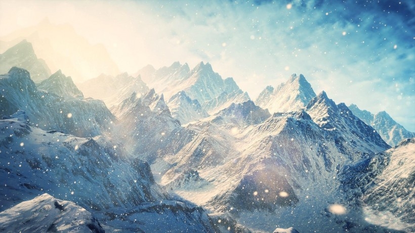 巍峨险峻的雪山风景壁纸大全