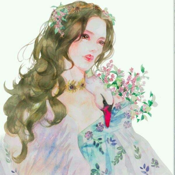 陌上花开可缓缓归矣手绘女生头像