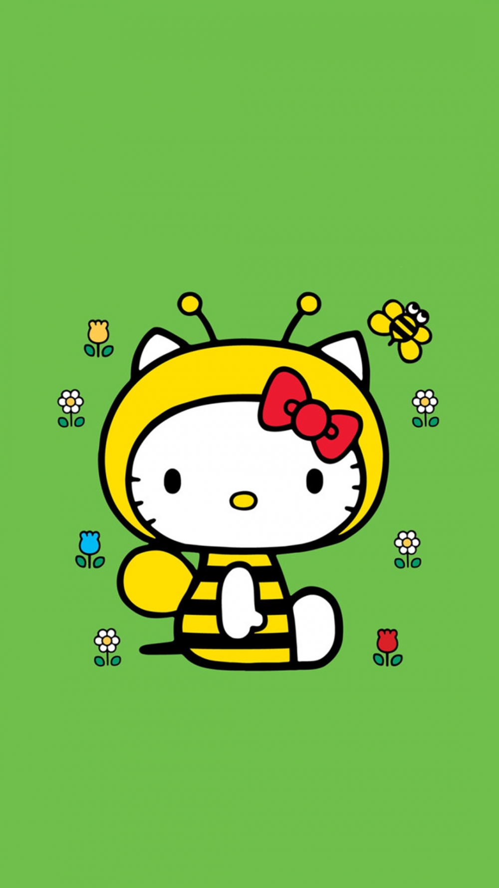 粉红少女心的Hello Kitty高清手机壁纸图片