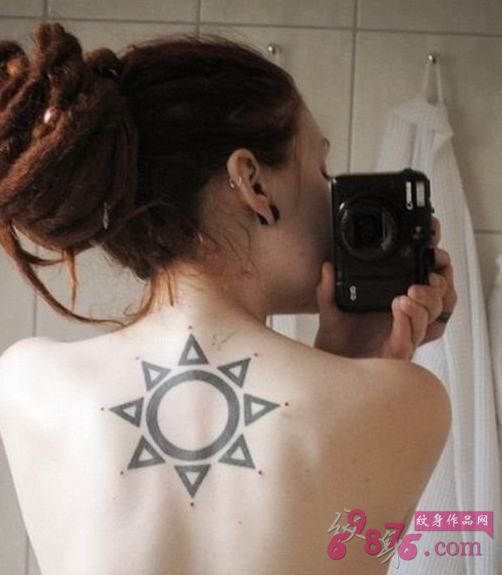 经典太阳图腾纹身纹身图案