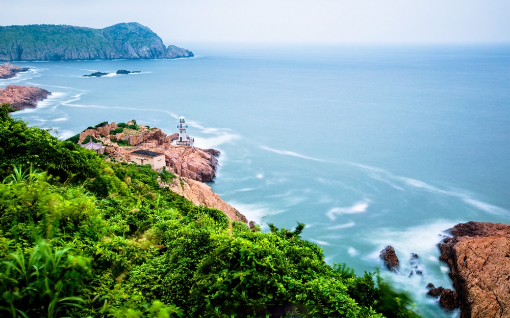 海上的大风浪激情风景图片