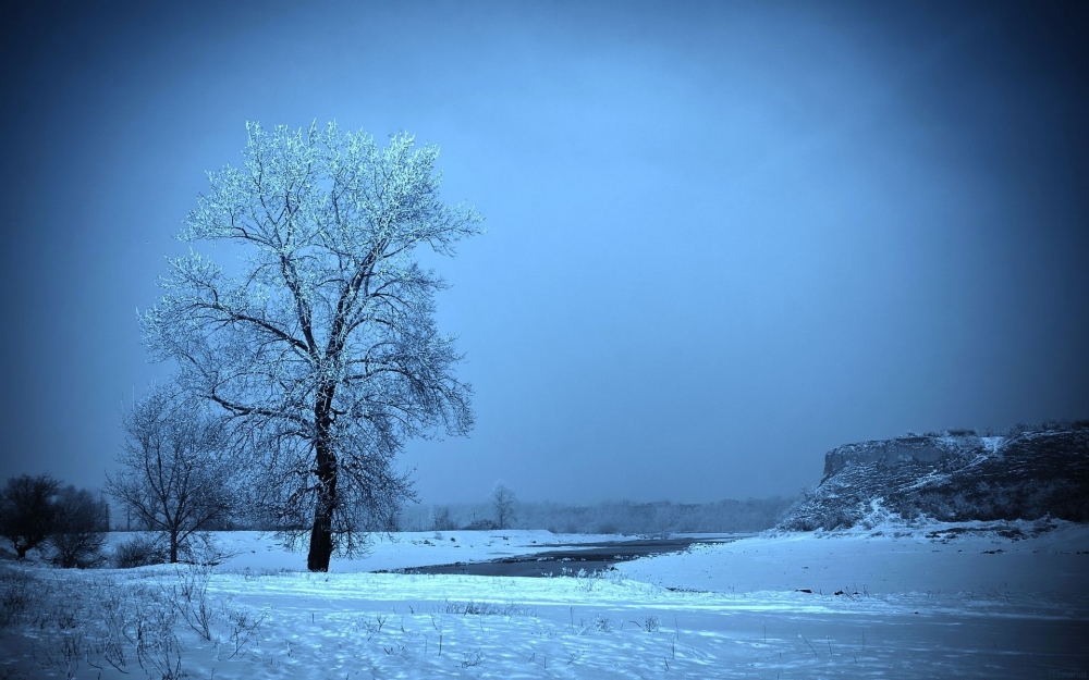 唯美雪景高清风景壁纸图片下载