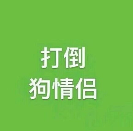 打倒情侣狗非主流文字图片