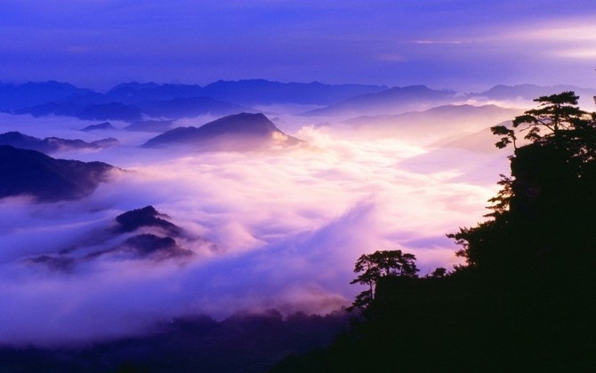 湖南张家界的宏伟风景图片