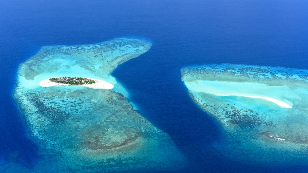 马尔代夫珊瑚岛风景壁纸图片
