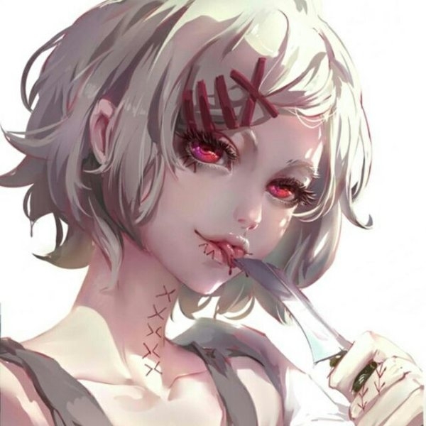 手绘油画女生头像